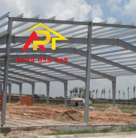 KẾT CẤU THÉP NHÀ XƯỞNG M02