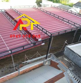KẾT CẤU KHUNG - MÁI BẠT XẾP M03