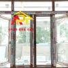 CỬA SỔ 4 CÁNH VÂN GỖ S02